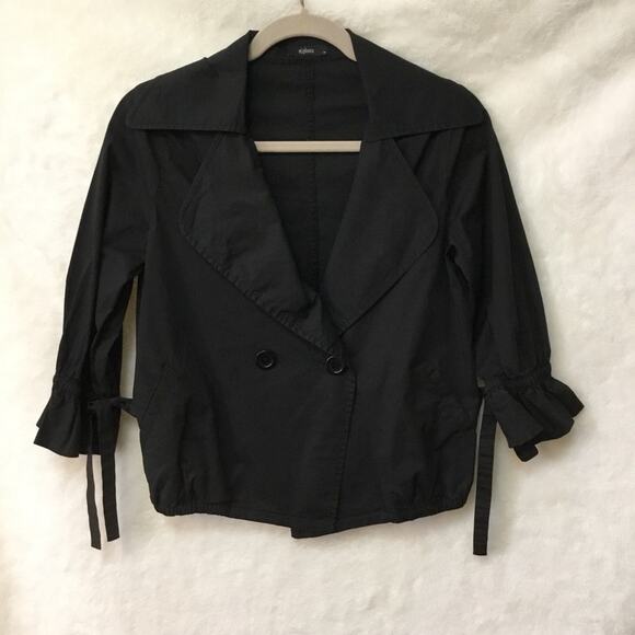 M)phosis Black Cotton Jacket - Picture 2 of 7
